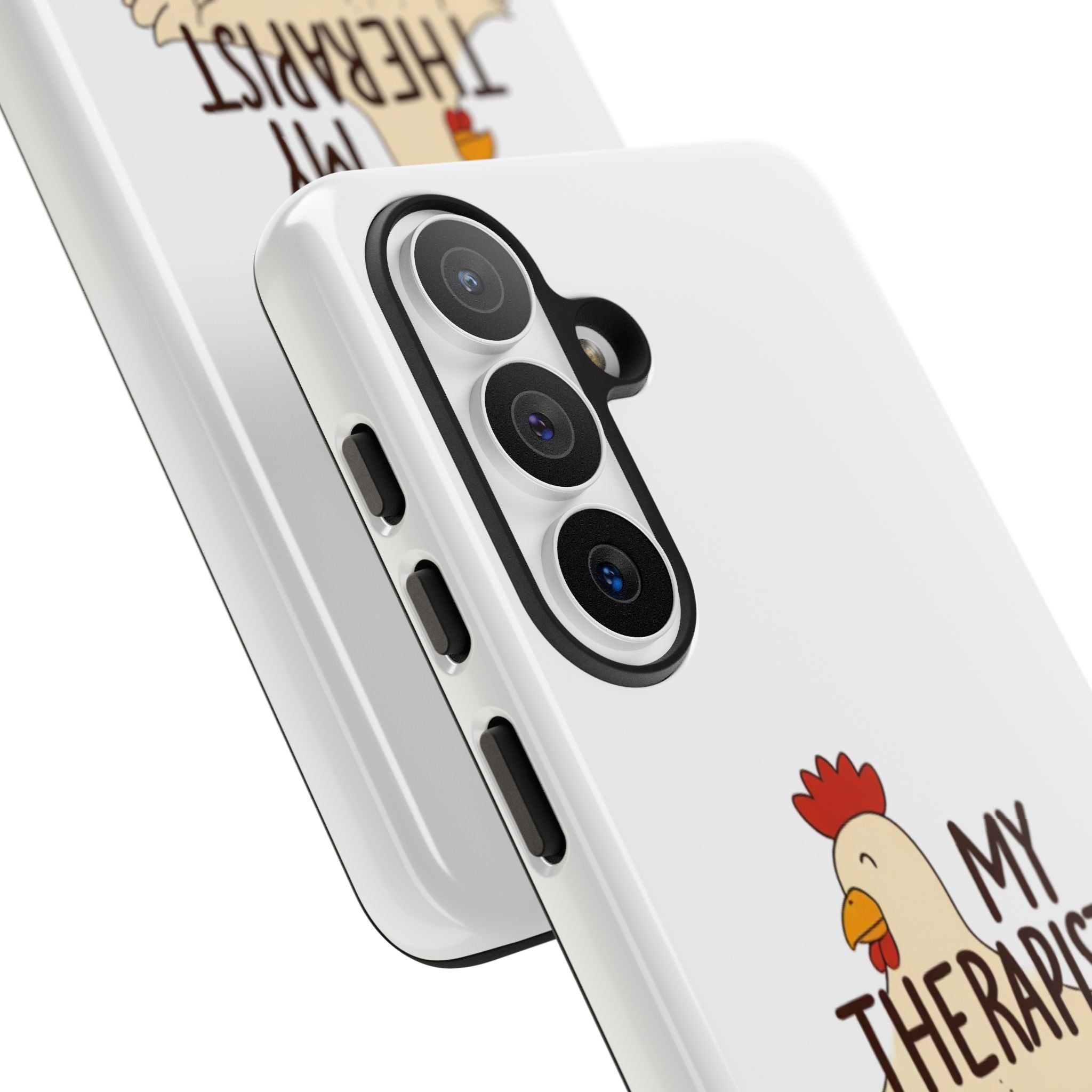 Phone Case — "My Therapist Has Feathers" Chicken Rescue Lover Gift