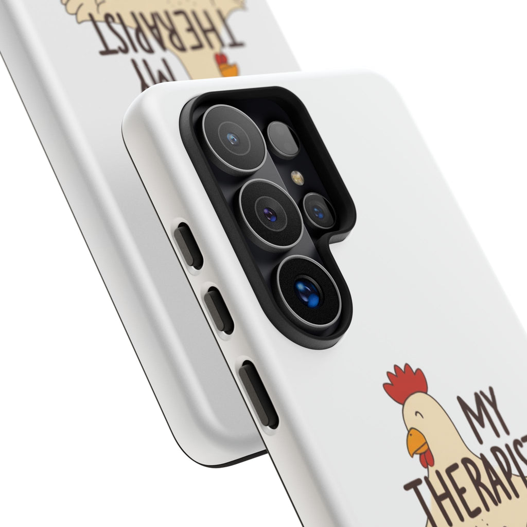 Phone Case — "My Therapist Has Feathers" Chicken Rescue Lover Gift