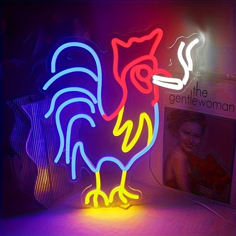 Neon Smoking Cock